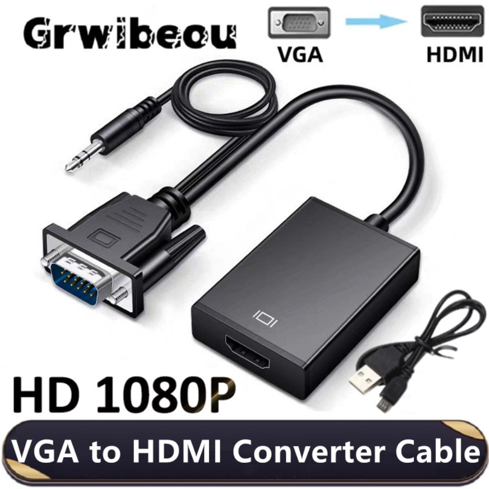 Hdmi Adapter Tablet - Кабель-адаптер HD 1080P VGA-HDMI с аудиовыходом