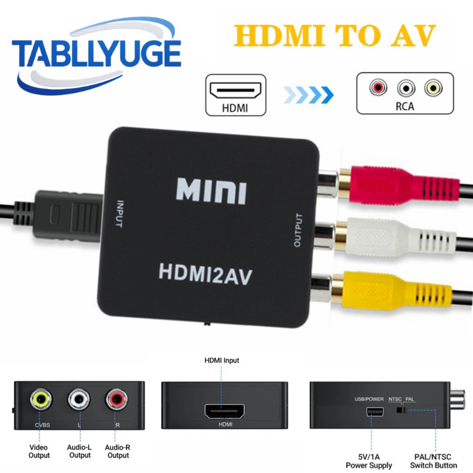 TABLLYUGE 1080P HDMI-совместим – обзор и цена Hdmi Adapter Tablet