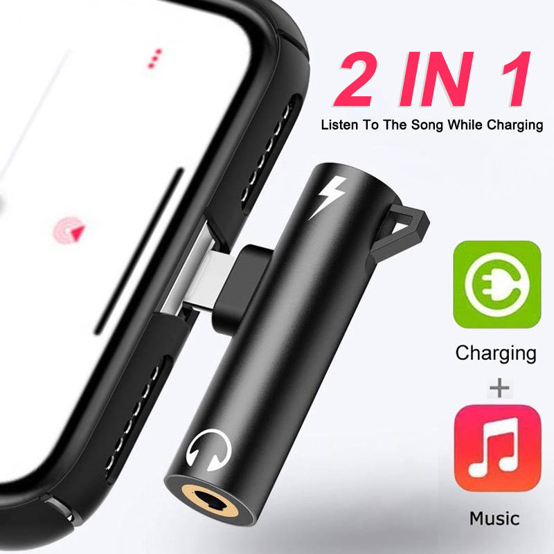 Адаптер-сплиттер 2 в 1 для ауд – обзор и цена Wired Earphone Lightning
