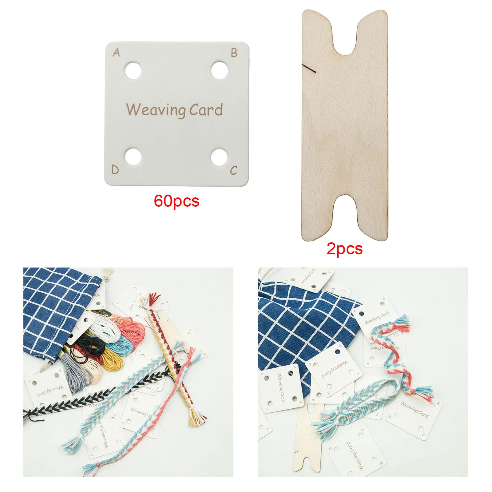 60 шт., карточки для ткацкого  – обзор и цена Tablet Weaving Accessories