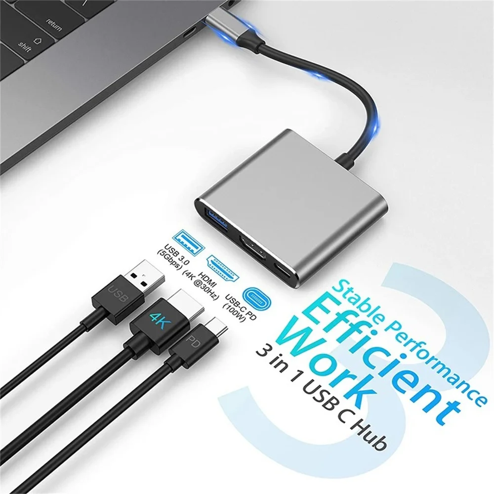 USB-C хаб 3-в-1, многопортовый – обзор и цена Hdmi Adapter Tablet