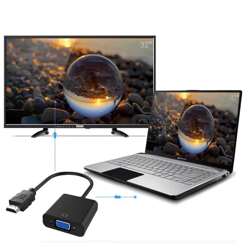 1-4 комплекта HD 1080P HDMI-VG – обзор и цена Hdmi Adapter Tablet
